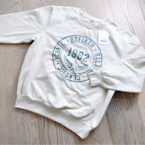 OAK + FORT Tops - Oak fort 7794 fog stormy sea S seeatshirt